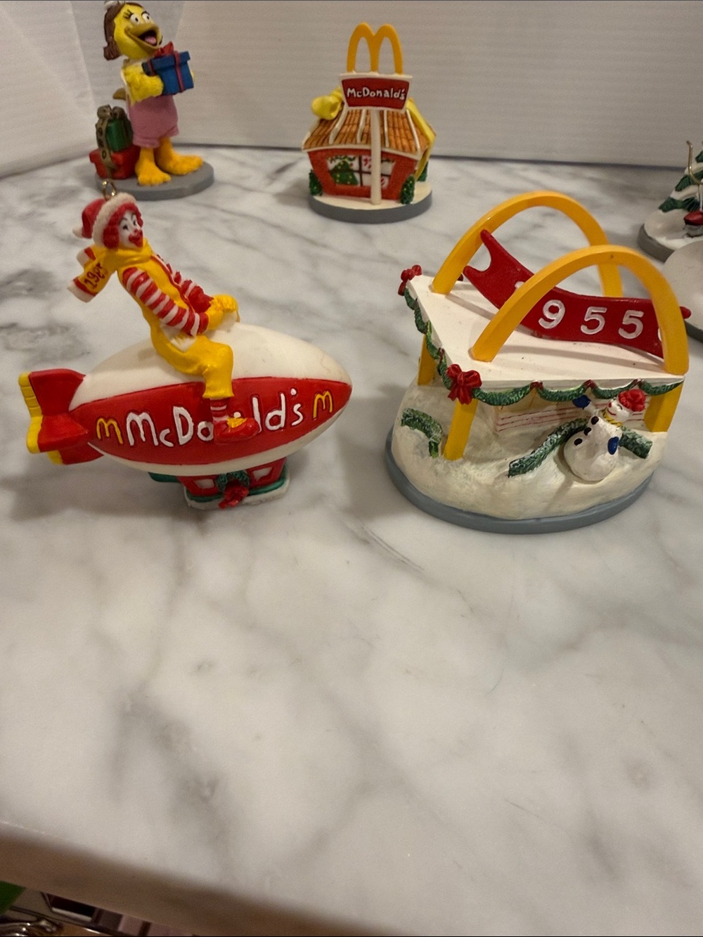 McDonald's Collectable 1990s Holiday Ornament Set